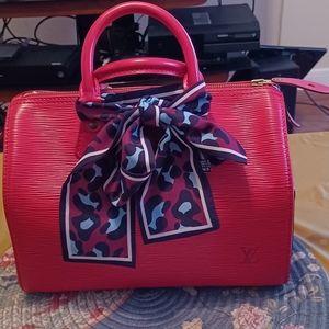 LOUIS VUITTON SPEEDY 25 EPI RED